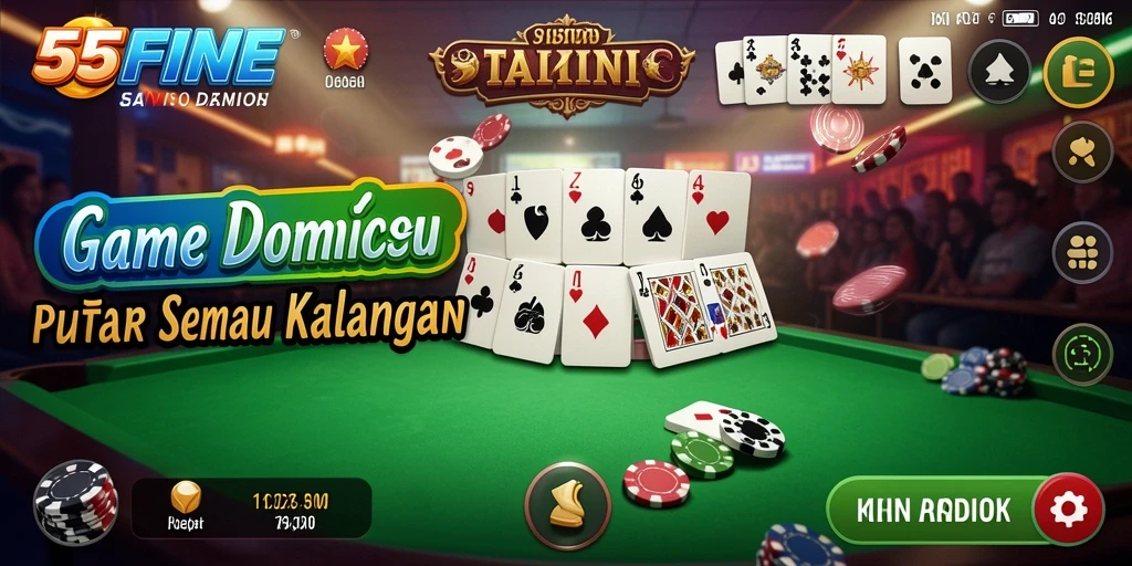 Tampilan gameplay seru di 55FIVE yang menampilkan pemain bertanding.
