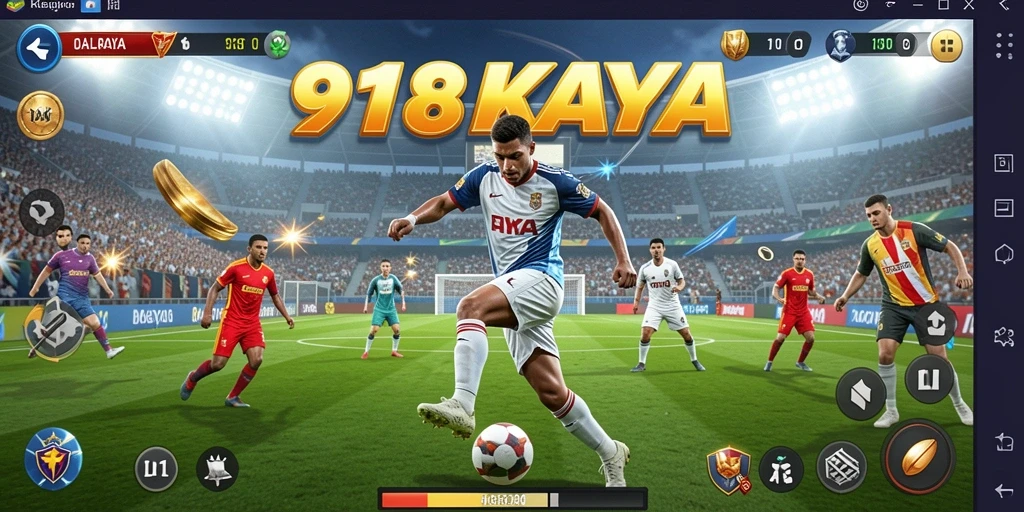 Tampilan menarik dari gameplay olahraga di 918KAYA.