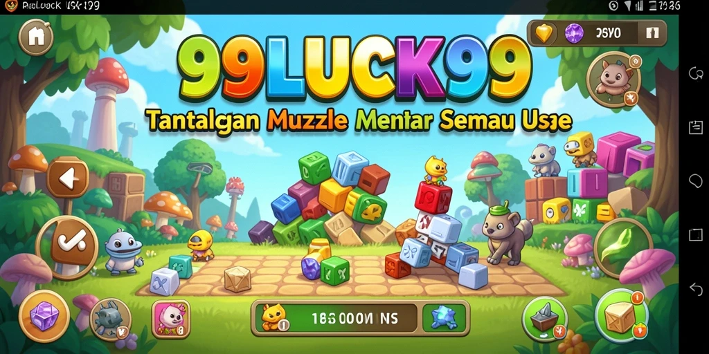 Screenshot tampilan gameplay <strong>99LUCK99</strong> yang menampilkan tantangan Puzzle.