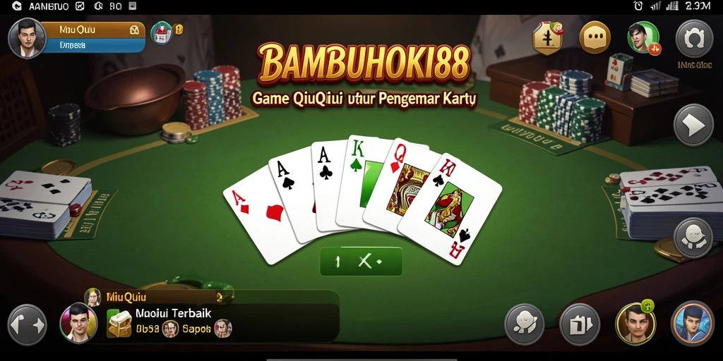 Tampilan gameplay menarik dari game QiuQiu BAMBUHOKI88.