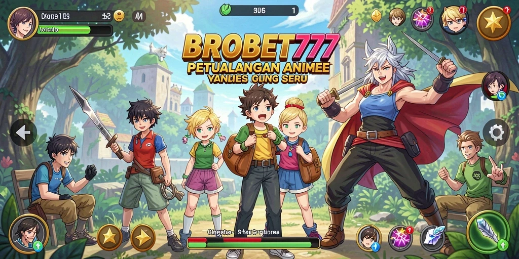 Gameplay menarik BROBET77 dengan karakter anime yang menawan.