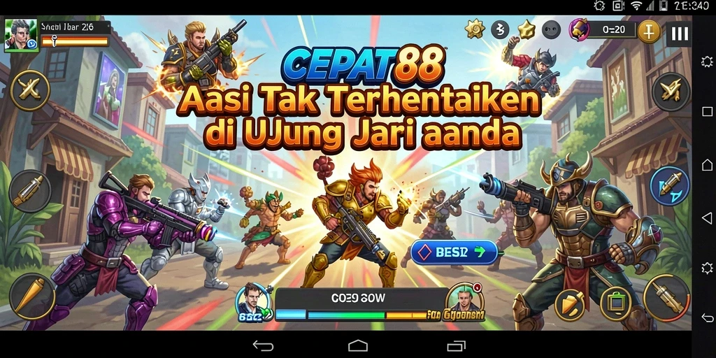 Tampilan gameplay seru dan menantang dari CEPAT88.