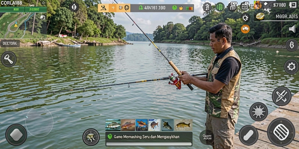 Tangkapan ikan yang spektakuler dalam CORLA188.