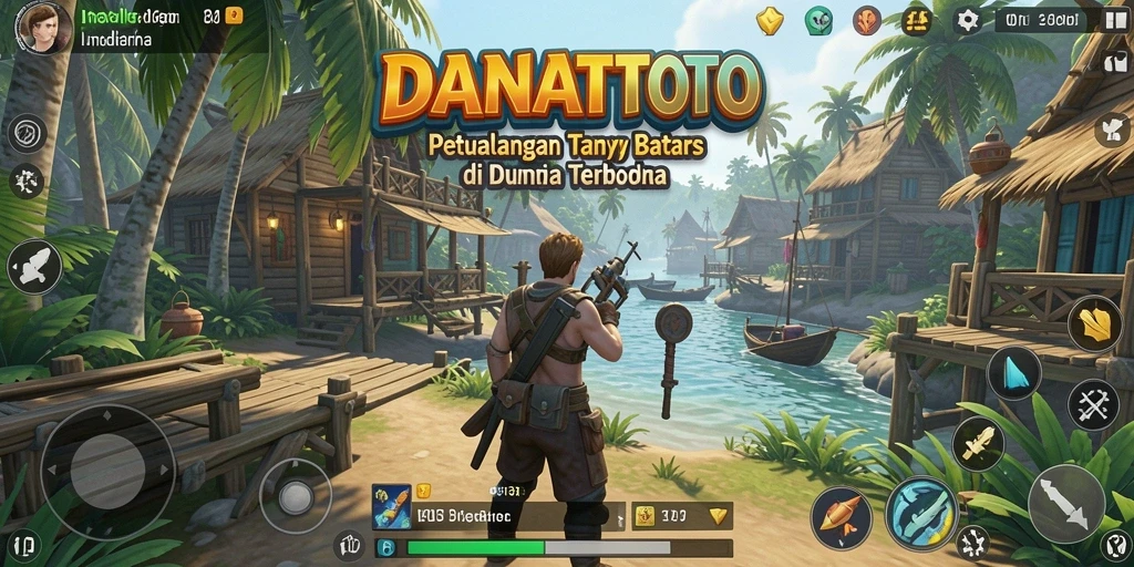 Tampilan visual menakjubkan dari permainan Open World DANATOTO.