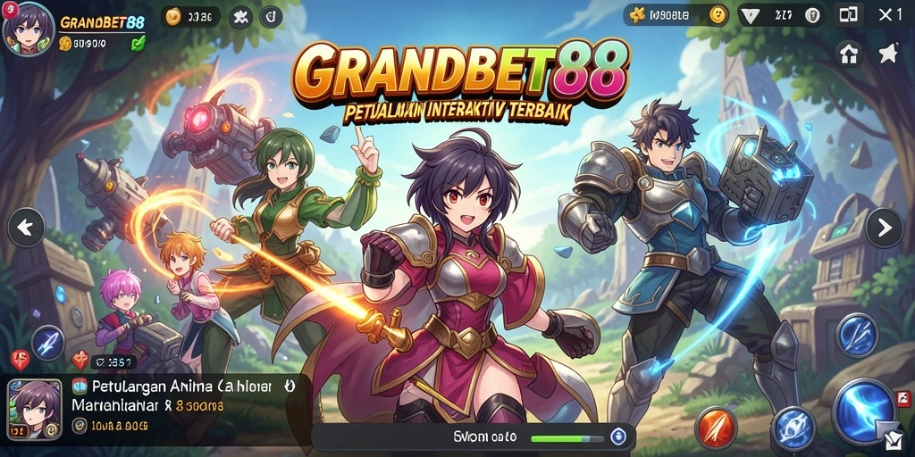 Screenshot gameplay menunjukkan aksi seru di dunia Anime.