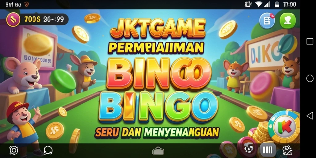 Tampilan menarik dari gameplay Bingo JKTGAME.