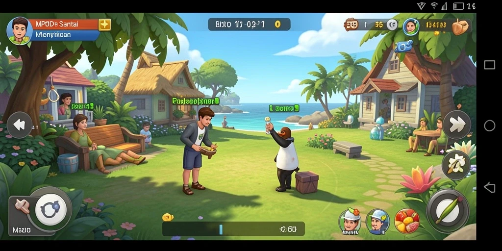 Tampilan gameplay MPOID yang menyenangkan dan penuh warna.