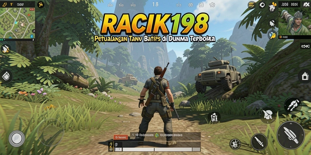 Screenshot gameplay yang menunjukkan eksplorasi dunia terbuka yang luas.