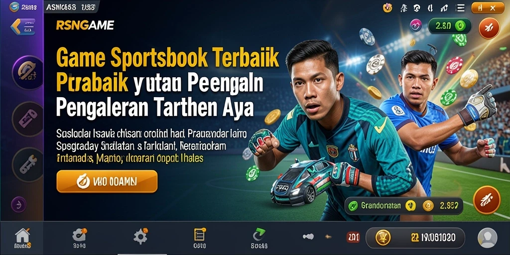 Tampilan gameplay RSNGAME dengan berbagai pilihan taruhan olahraga.