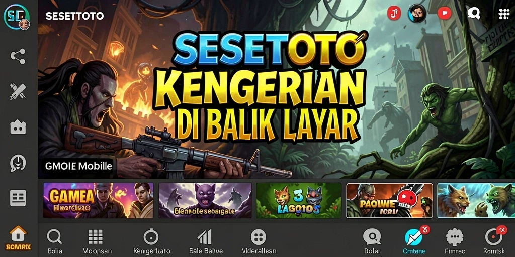 Screenshot gameplay SESETOTO yang menampilkan momen menegangkan.