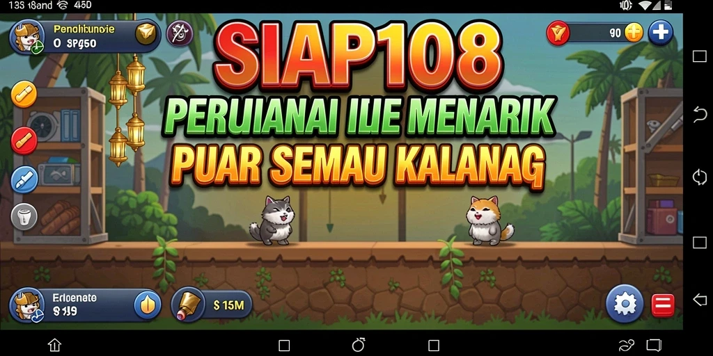 Tampilan gameplay menarik dari SIAP108 dengan fitur Idle yang sederhana.