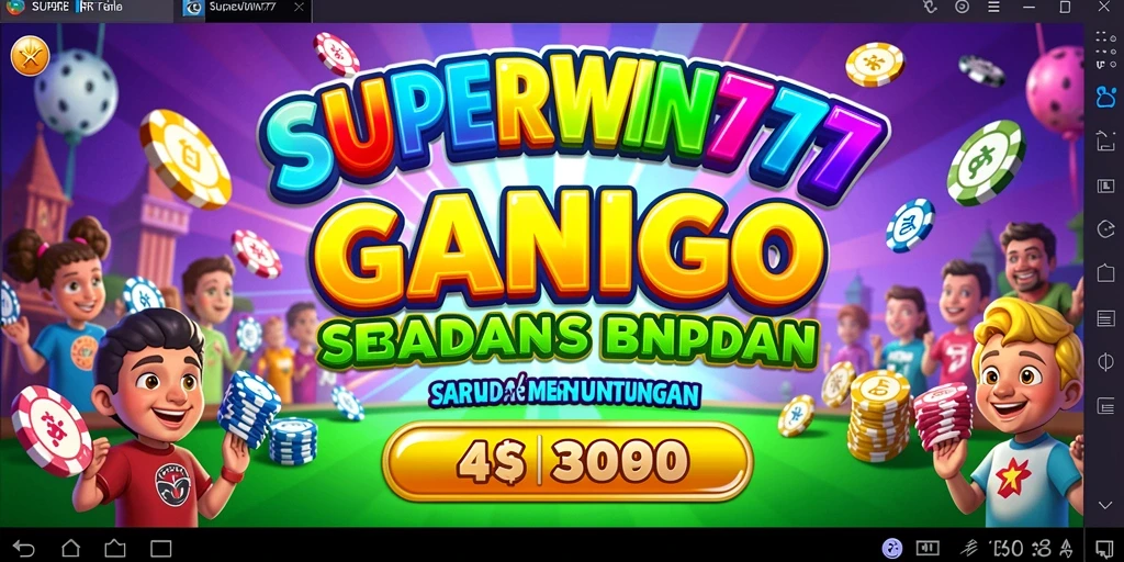 Tampilan gameplay seru dalam SUPERWIN777 dengan desain grafis menarik.