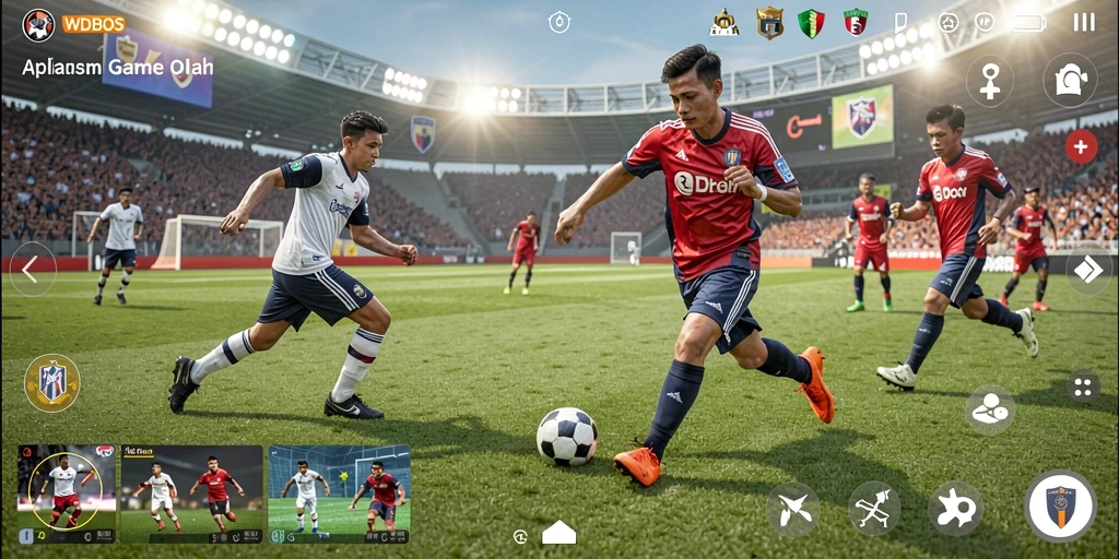 Gameplay seru dalam WDBOS menampilkan berbagai olahraga.