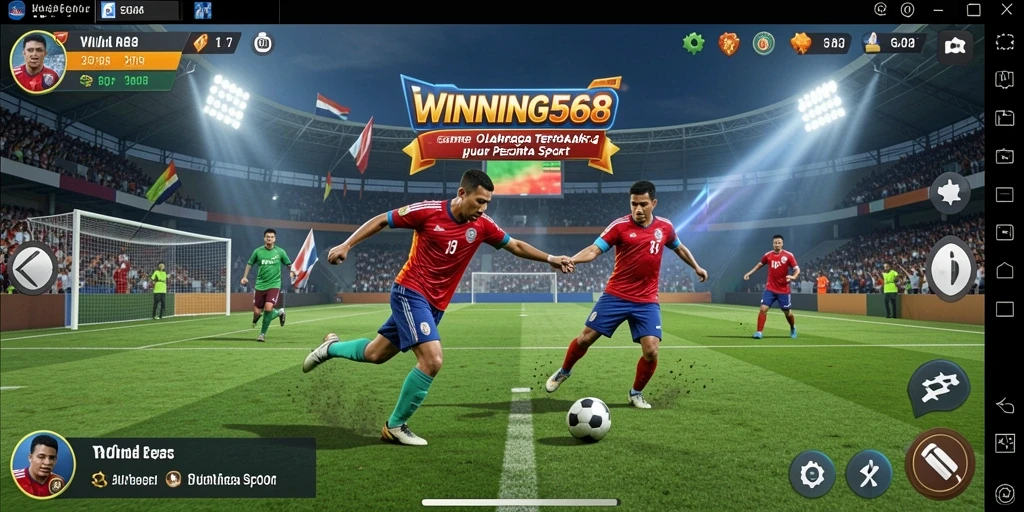 Tampilan gameplay WINNING568 yang memukau dan menegangkan.